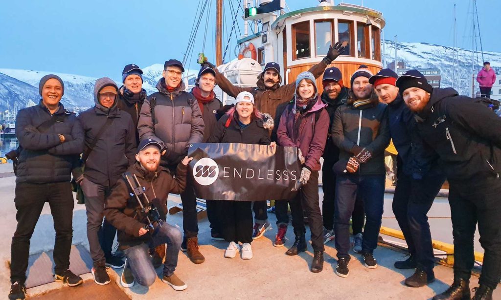 group with people posing